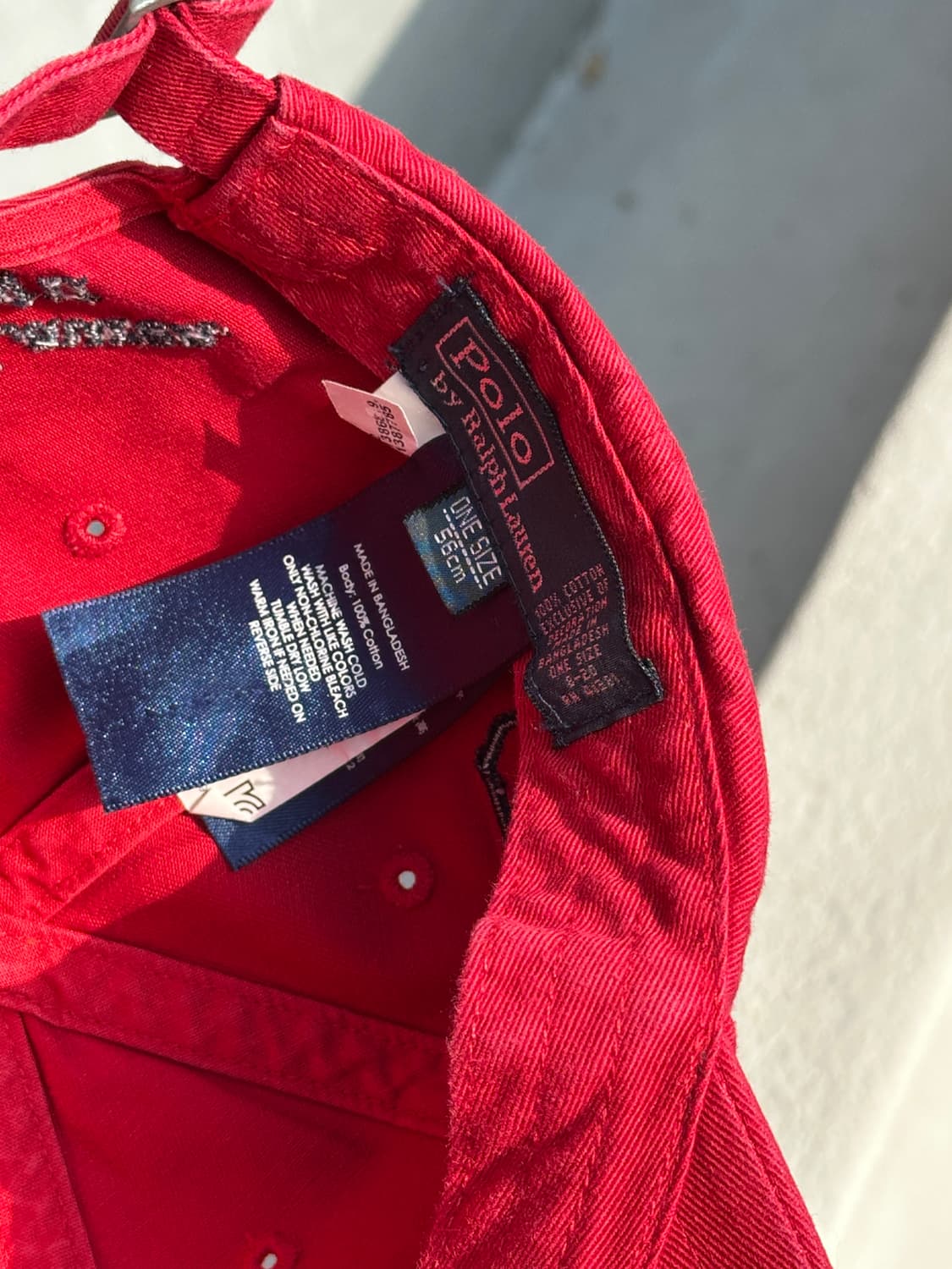 [S-M] 폴로 랄프로렌 빅포니 레드 볼캡 모자 상품이미지6