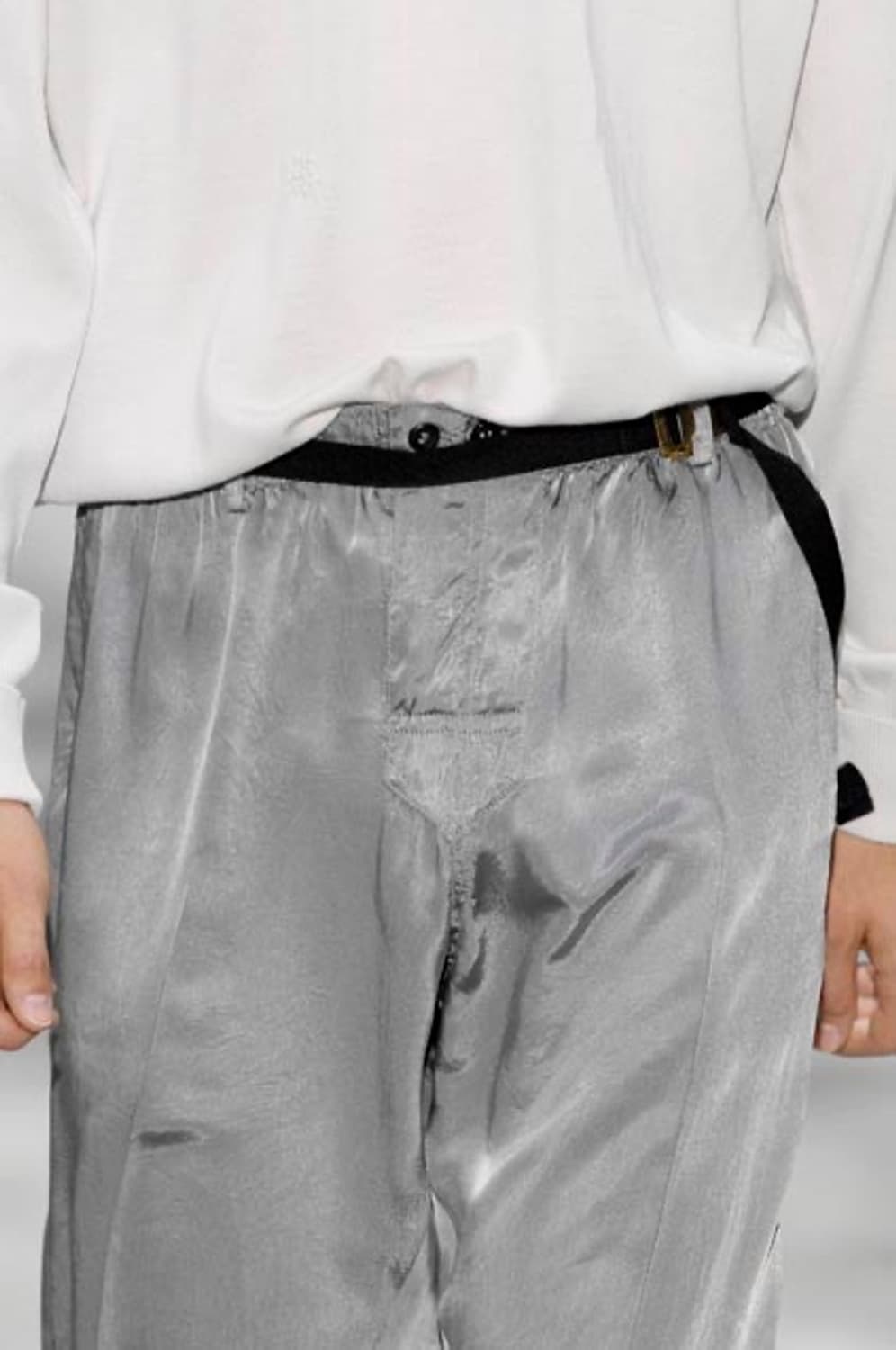 Yves Saint Laurent 08SS poplin easy pant 상품이미지1