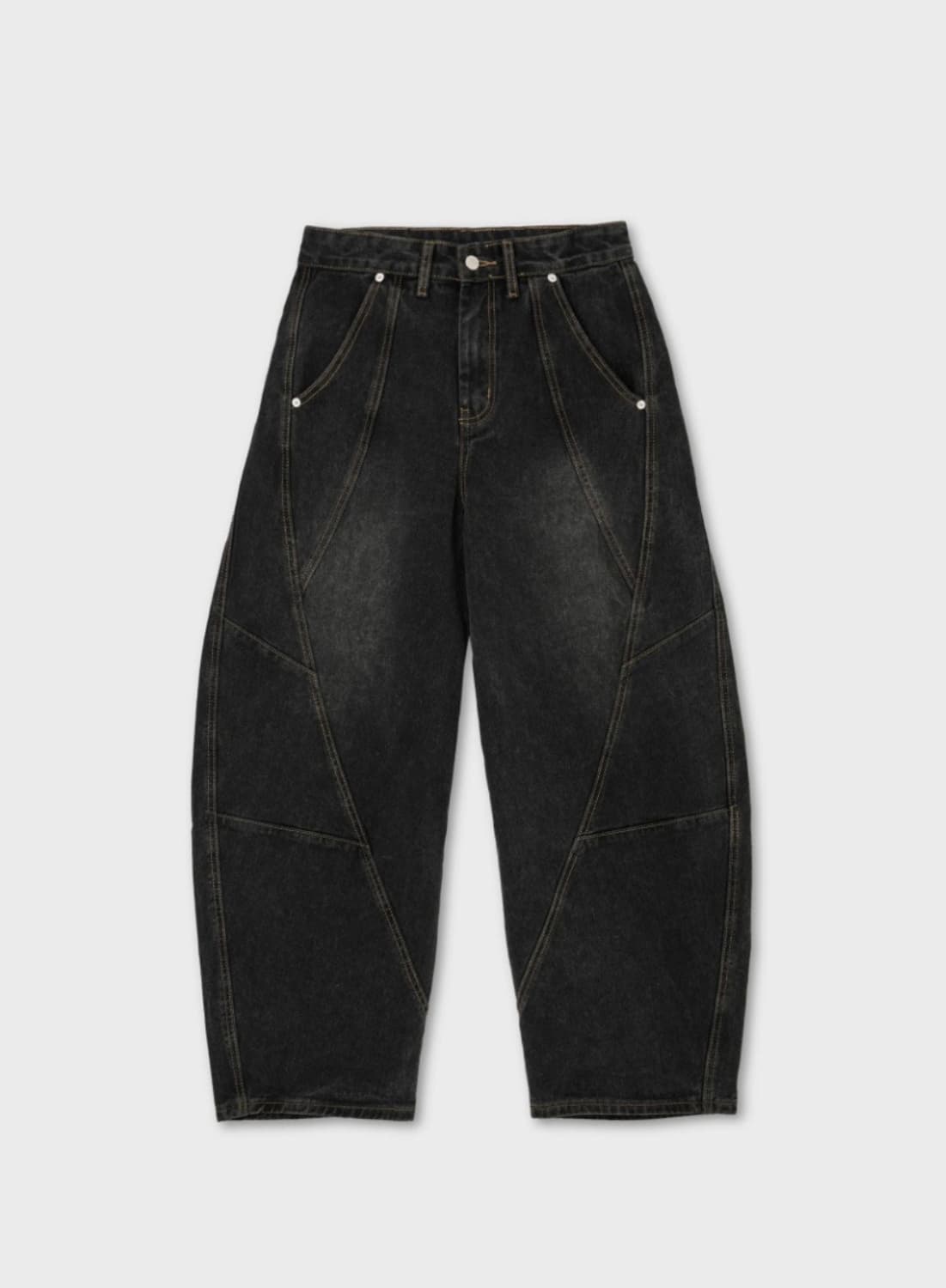 주앙옴므 트위스트 데님 팬츠 워시드 그레이 L사이즈 상품이미지1