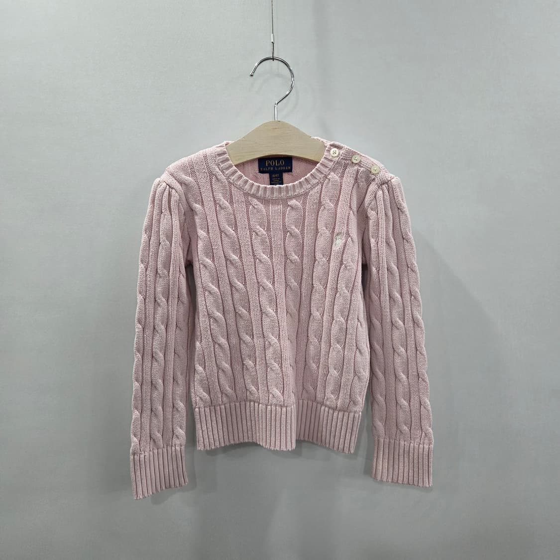폴로랄프로렌 키즈 케이블 니트 4T 상품이미지1