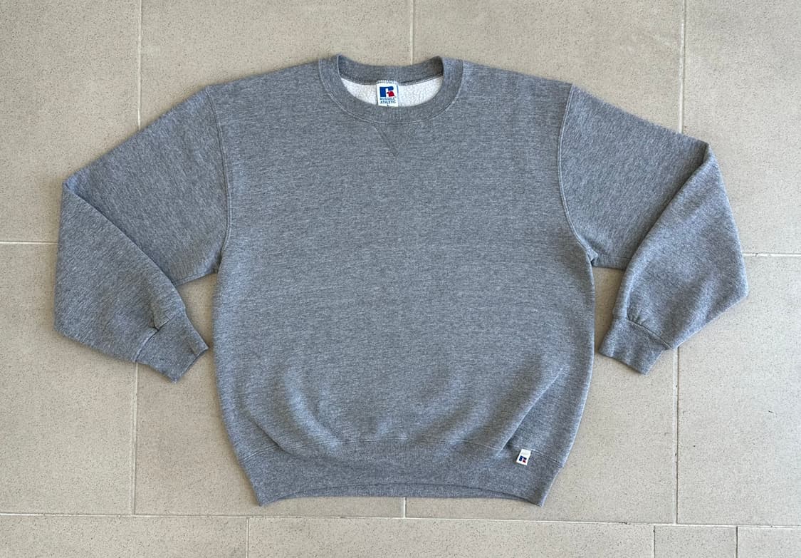 90s 빈티지 러셀 스웻셔츠 그레이 L USA 상품이미지1