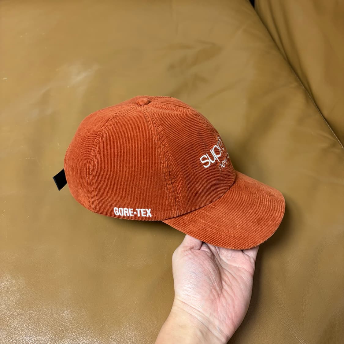 슈프림 6패널 볼캡 모자 고어텍스 클래식 로고 러스트 상품이미지3
