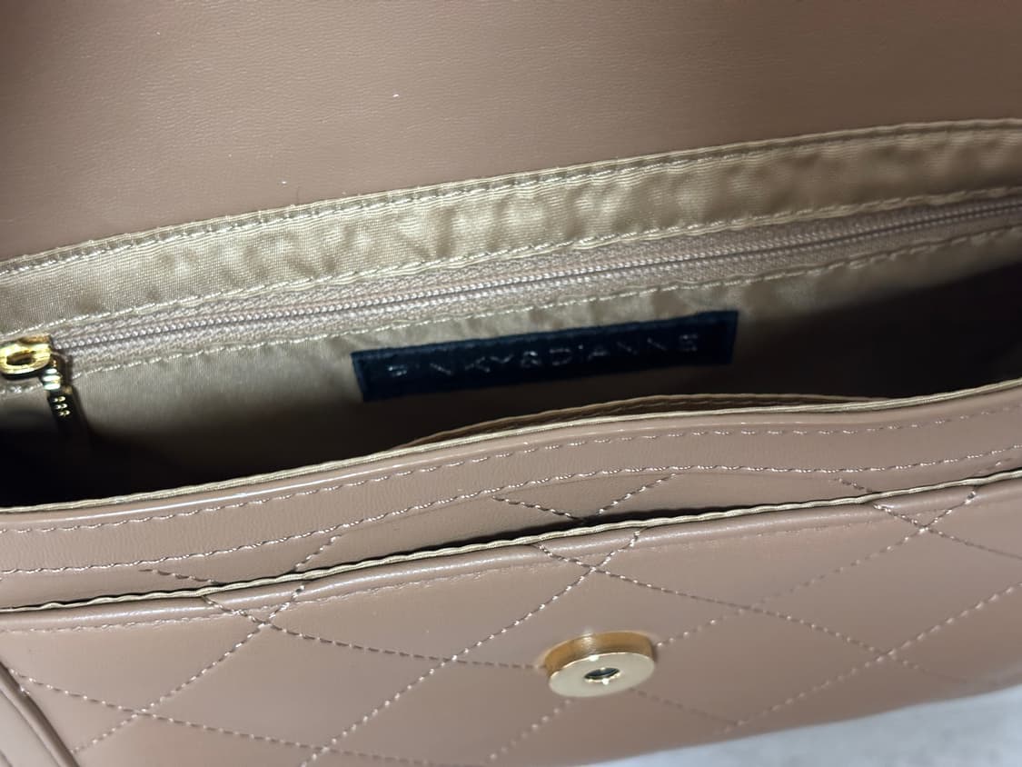 PINKY&DIANNE 핑키앤다이안 베이지 크로스백 가방 브라운 라떼갸루 상품이미지5