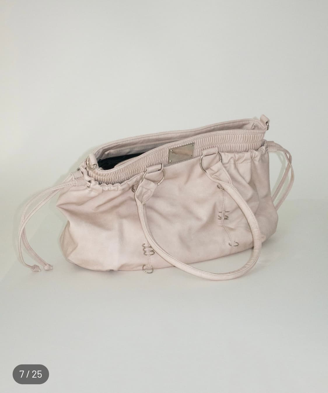 쿨사이드옵더필로우 아이보리 숄더백 상품이미지3