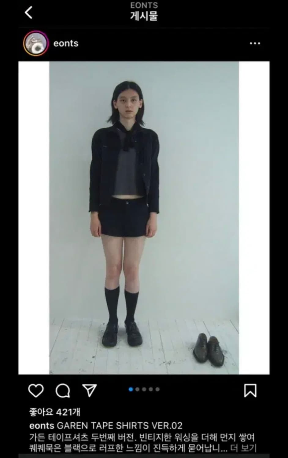 애옹쓰 garden tape shirts 상품이미지3