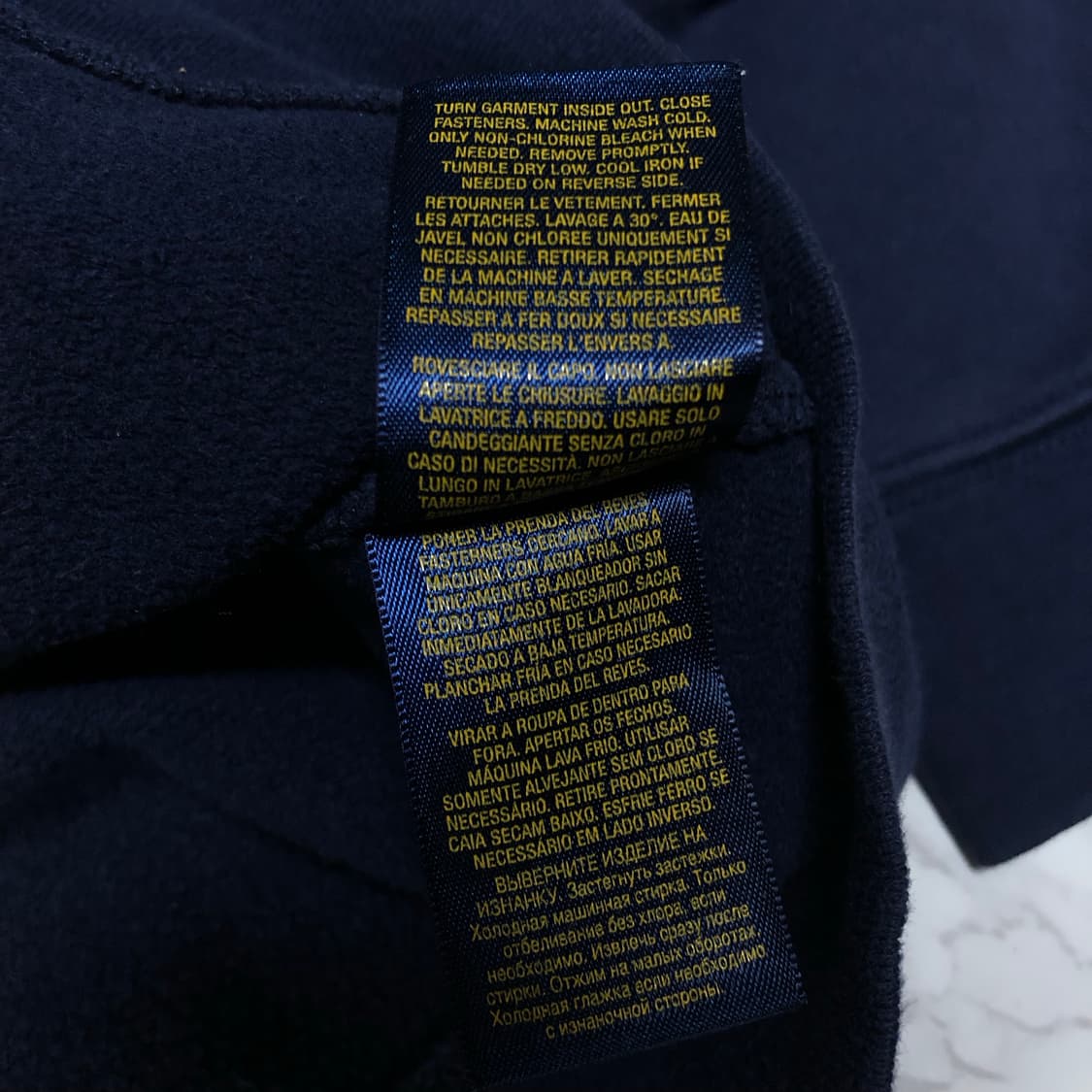 폴로 랄프로렌 네이비 후드집업 자켓 상품이미지5