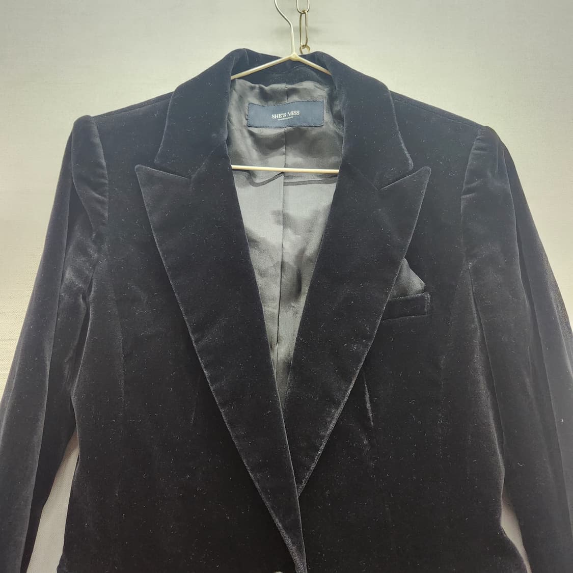 쉬즈미스 벨벳 블레이저 자켓 55(S) 상품이미지2