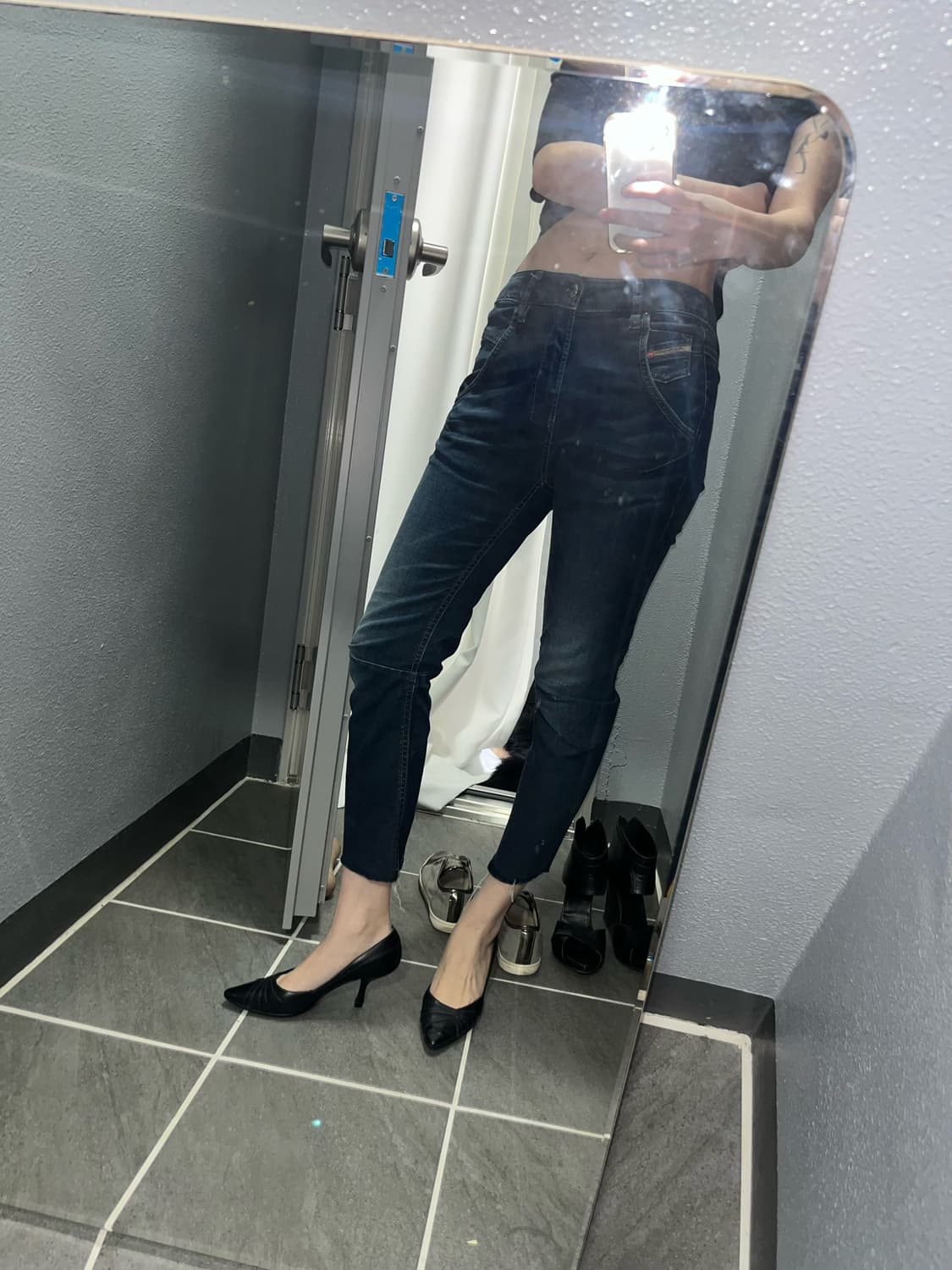 디젤 앵클 스키니 팬츠 상품이미지1