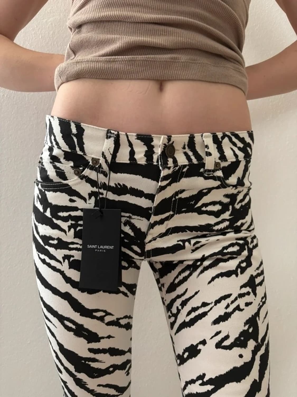 생로랑 에디슬리먼 우먼 팬츠 상품이미지1