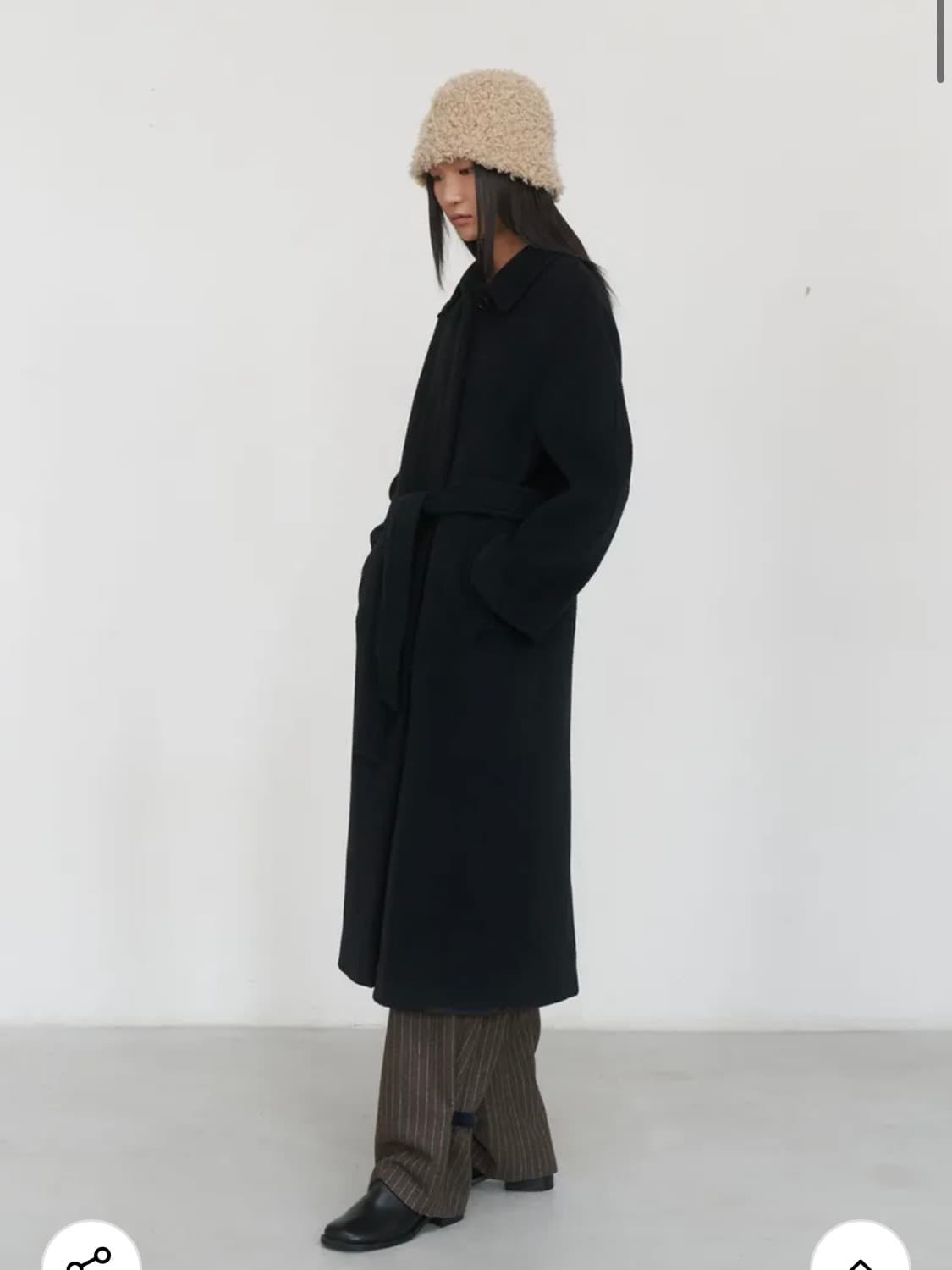 아모멘토 HOURGLASS LONG COAT 상품이미지2