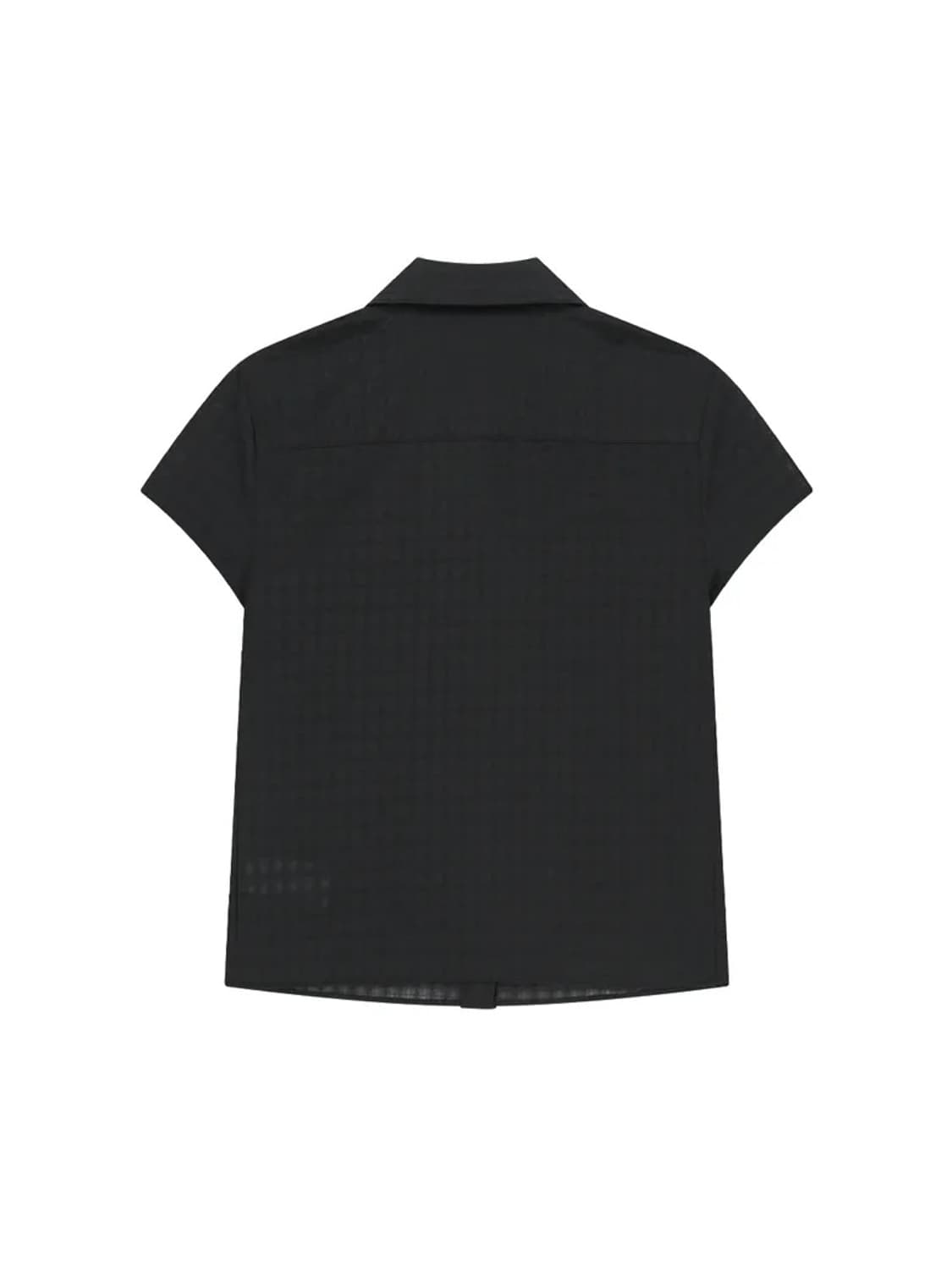 뚜오미오 SHORT SLEEVE BLOUSE [BLACK] 상품이미지2