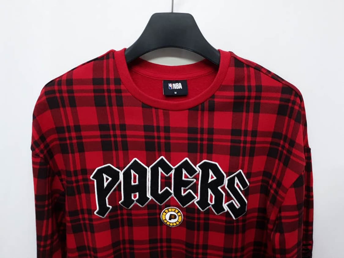 MLB 남성 체크 맨투맨 95 상품이미지2