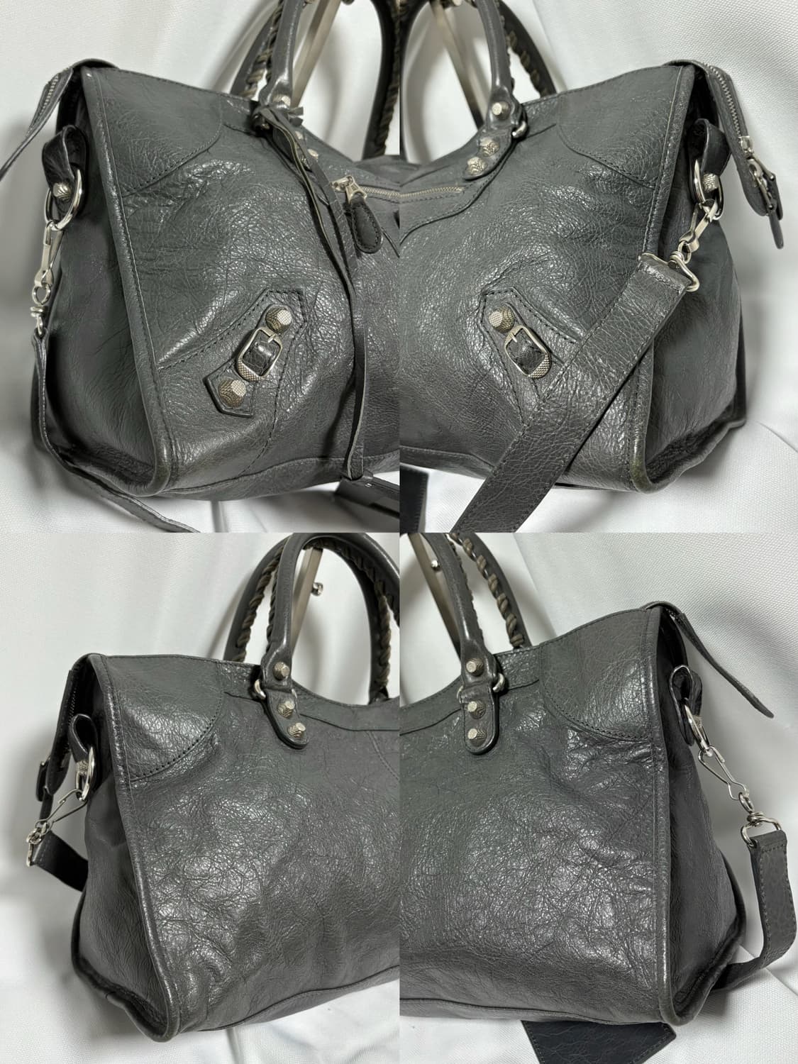 발렌시아가 파트타임 모터백 그레이 상품이미지3