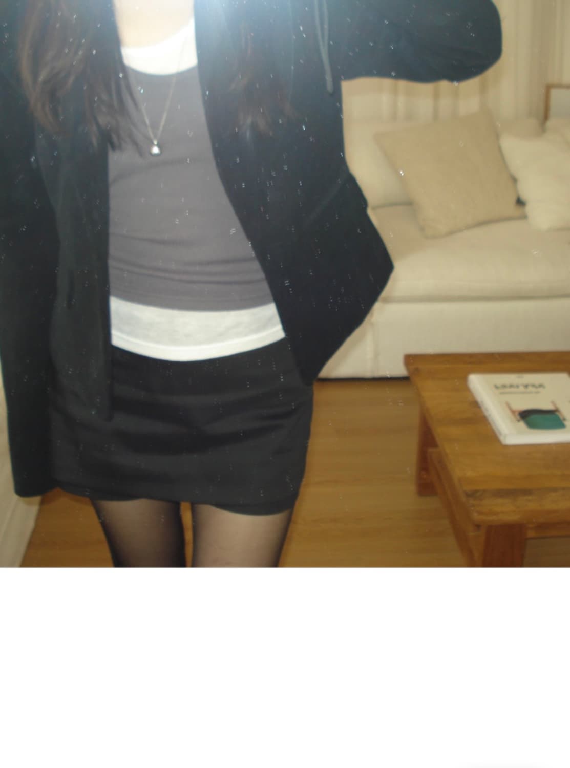 아워캐비넷 bitter skirt pants 블랙 상품이미지2