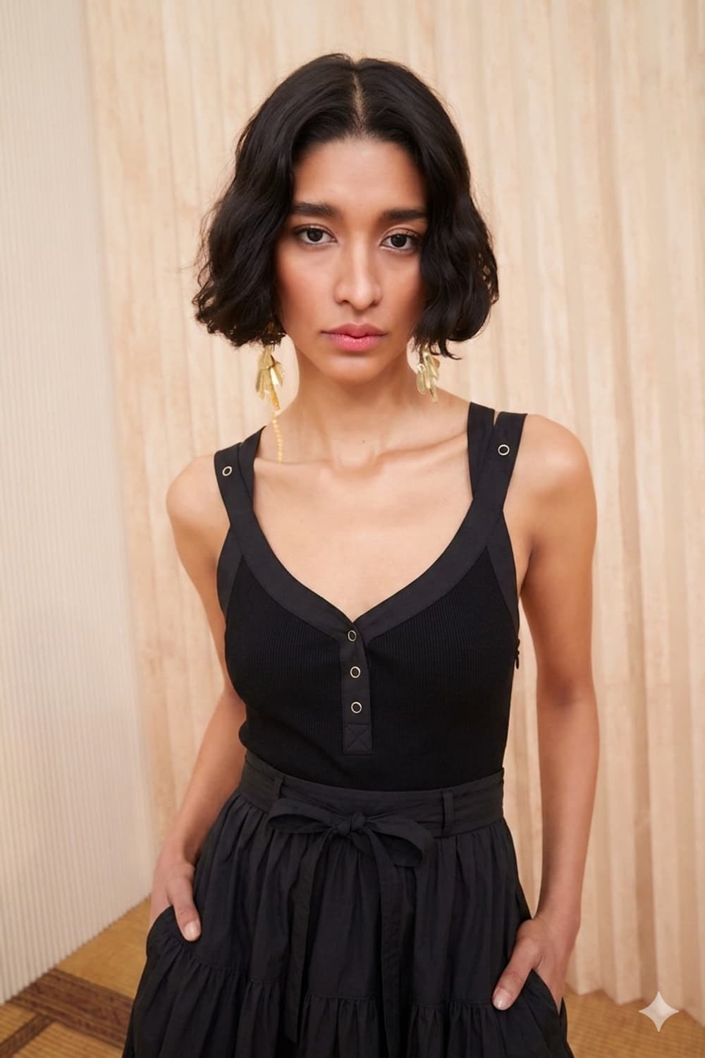 울라존슨 lilith 블랙 원피스 상품이미지5