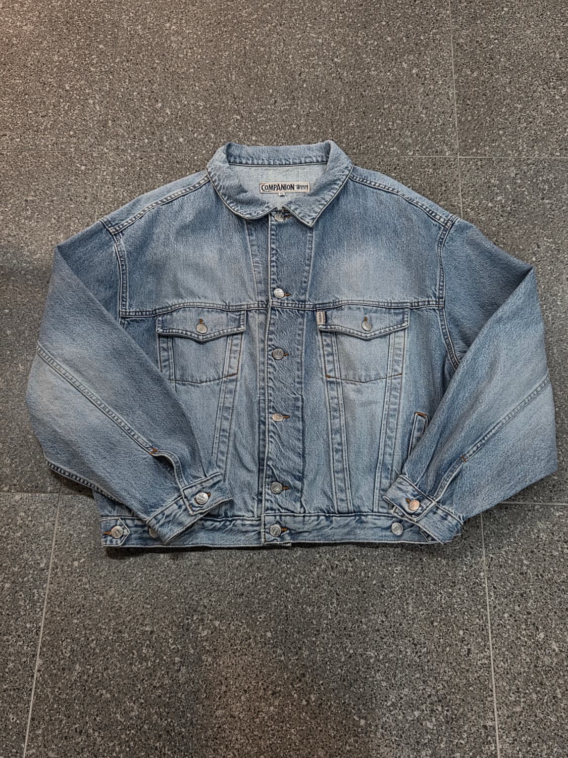 Vintage 빈티지 연청워싱 데님자켓 상품이미지2