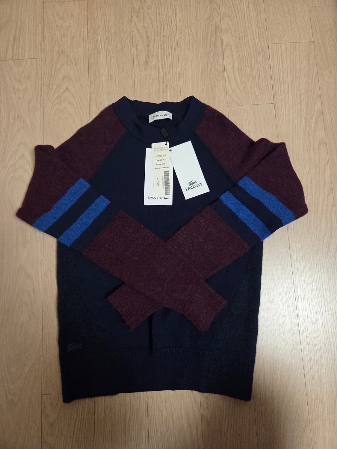 라코스테 니트 새상품  상품이미지1