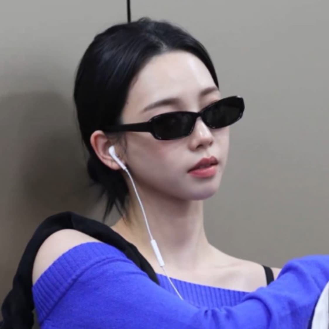 DPEW 씬스퀘어 선글라스 에스파 카리나 헤일로 Y2K 안경 연예인 상품이미지1