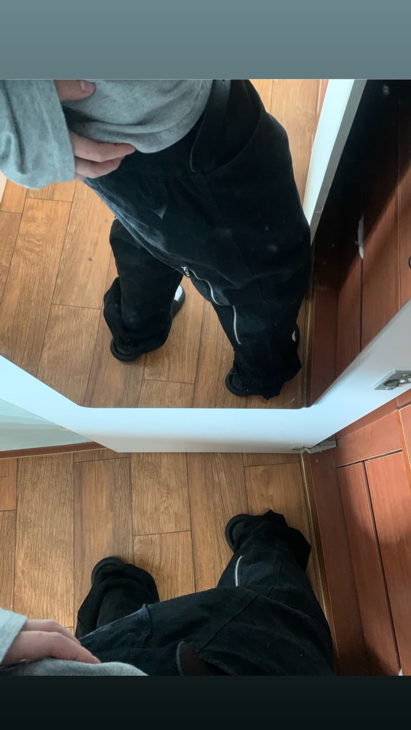 급처) 플라스틱프로덕트 지퍼팬츠 상품이미지1