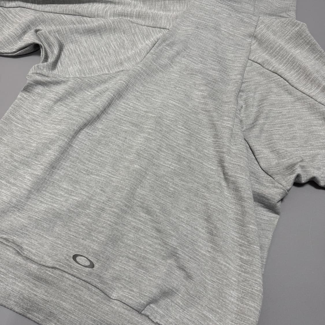 오클리 멜란지컬러 폴리에스터 혼방 테크 서클로고 구버전 후드 집업 자켓 상품이미지5