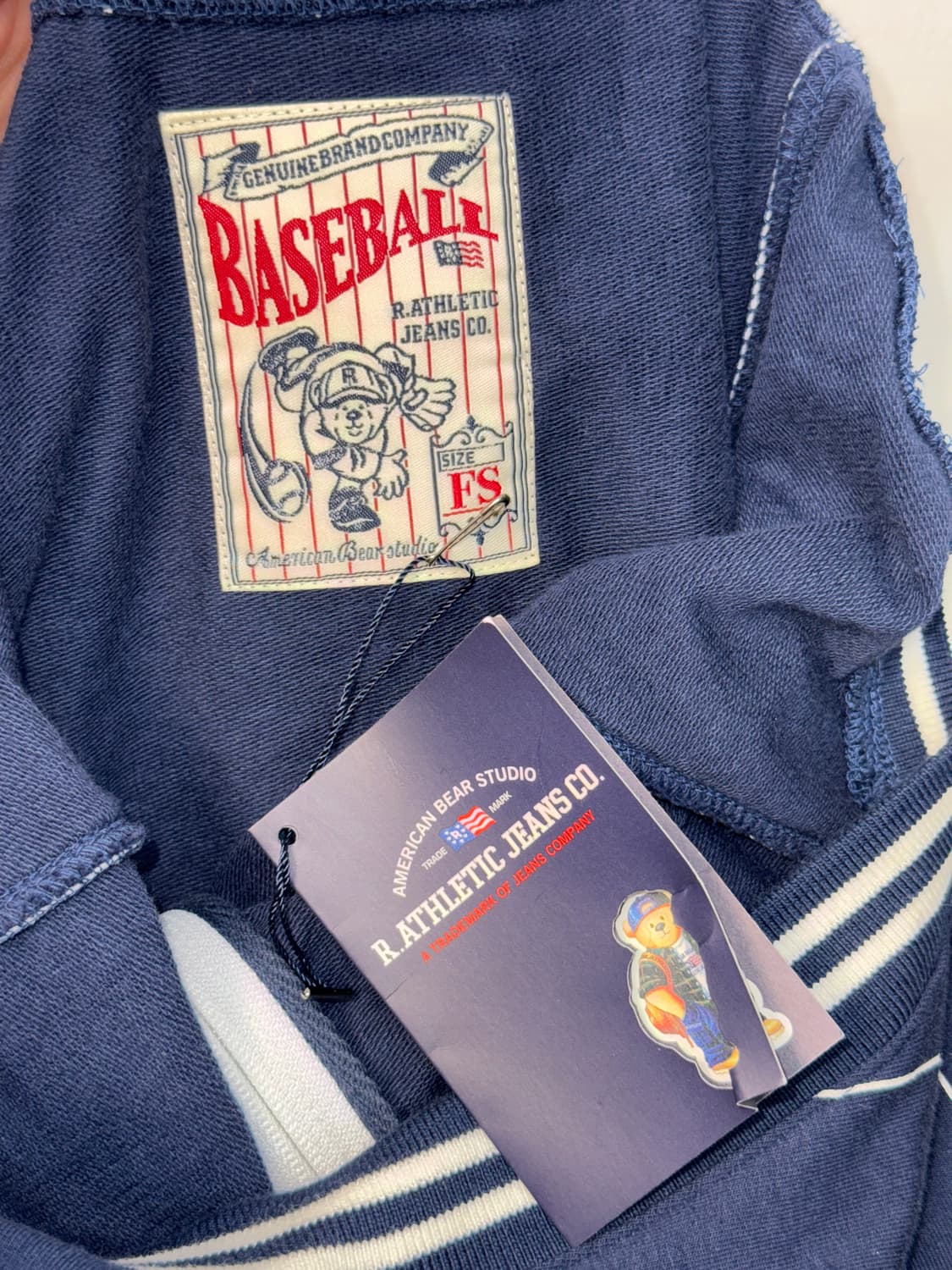 R.Athletic jeans baseball halter ops 상품이미지4