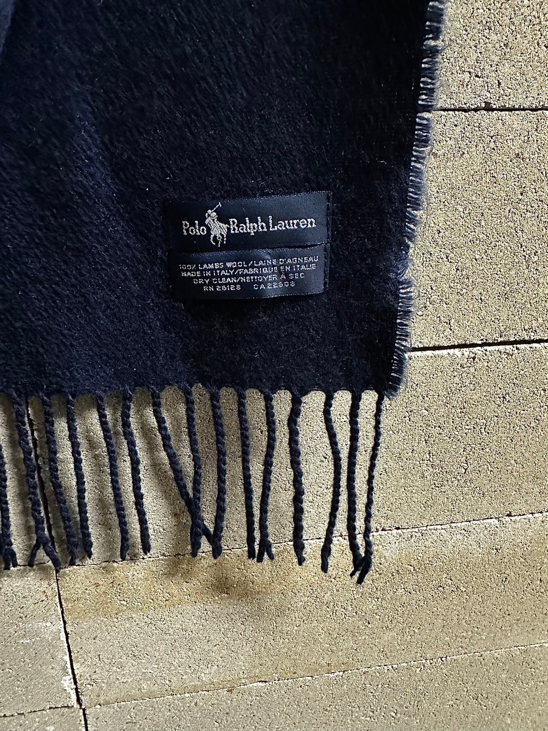 폴로 랄프로렌 네이비 램스울 머플러 상품이미지3