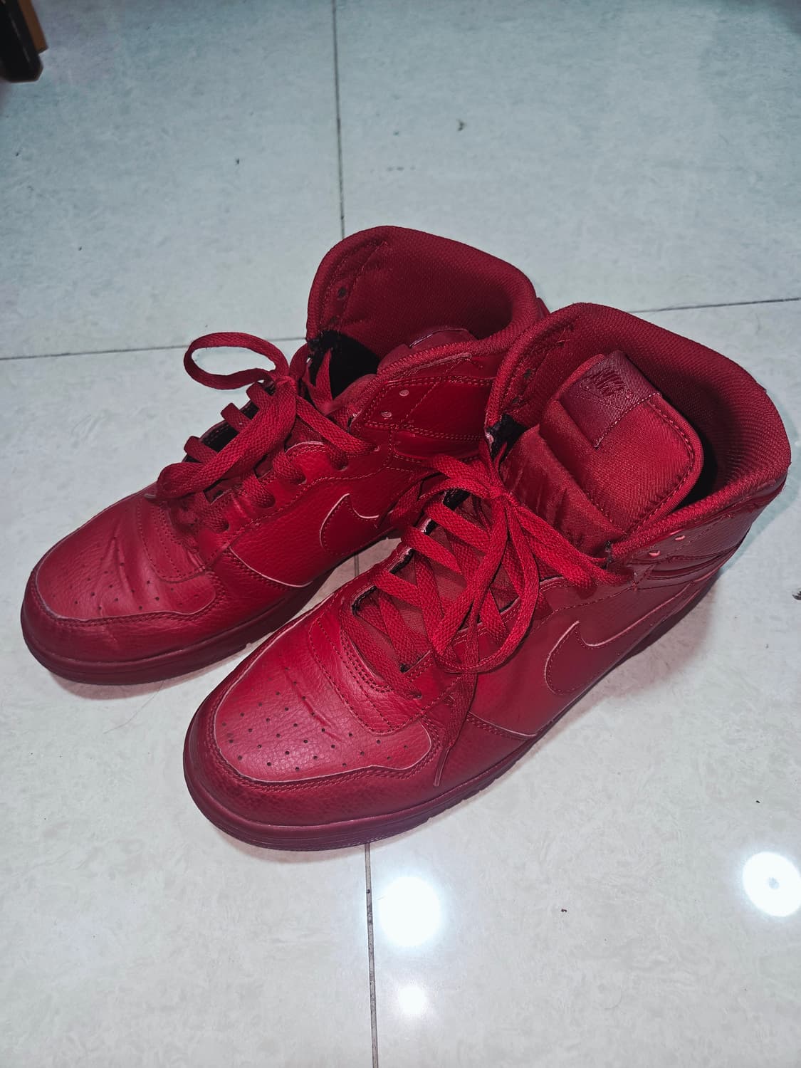 Nike BIG NIKE HIGH 짐레드 덩크 SNEAKER 285 상품이미지1