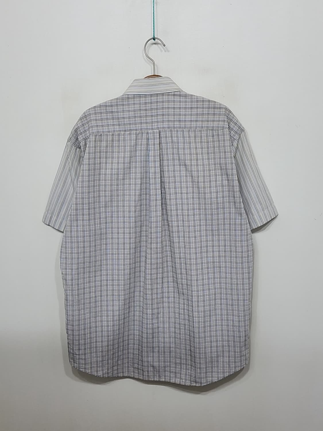 (105) 닥스 반팔셔츠 스트라이프 체크 남방 포켓  상품이미지6