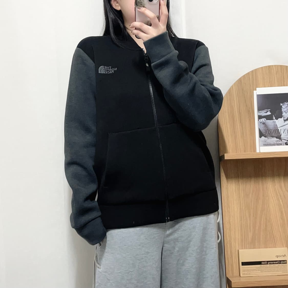 [정품] 노스페이스 블랙 집업 자켓 [ 95 ] 상품이미지2