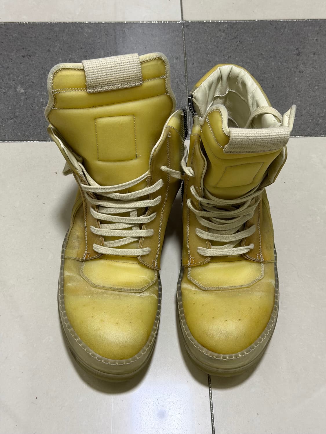 [42] 릭오웬스 지오바스켓 투명 레더 상품이미지1