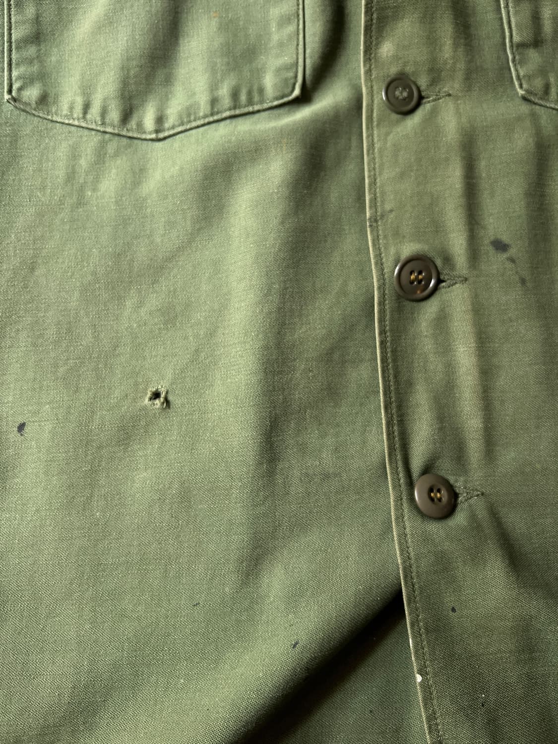 [L]60's 오리지널 U.S ARMY OG-107 밀리터리 셔츠 상품이미지4