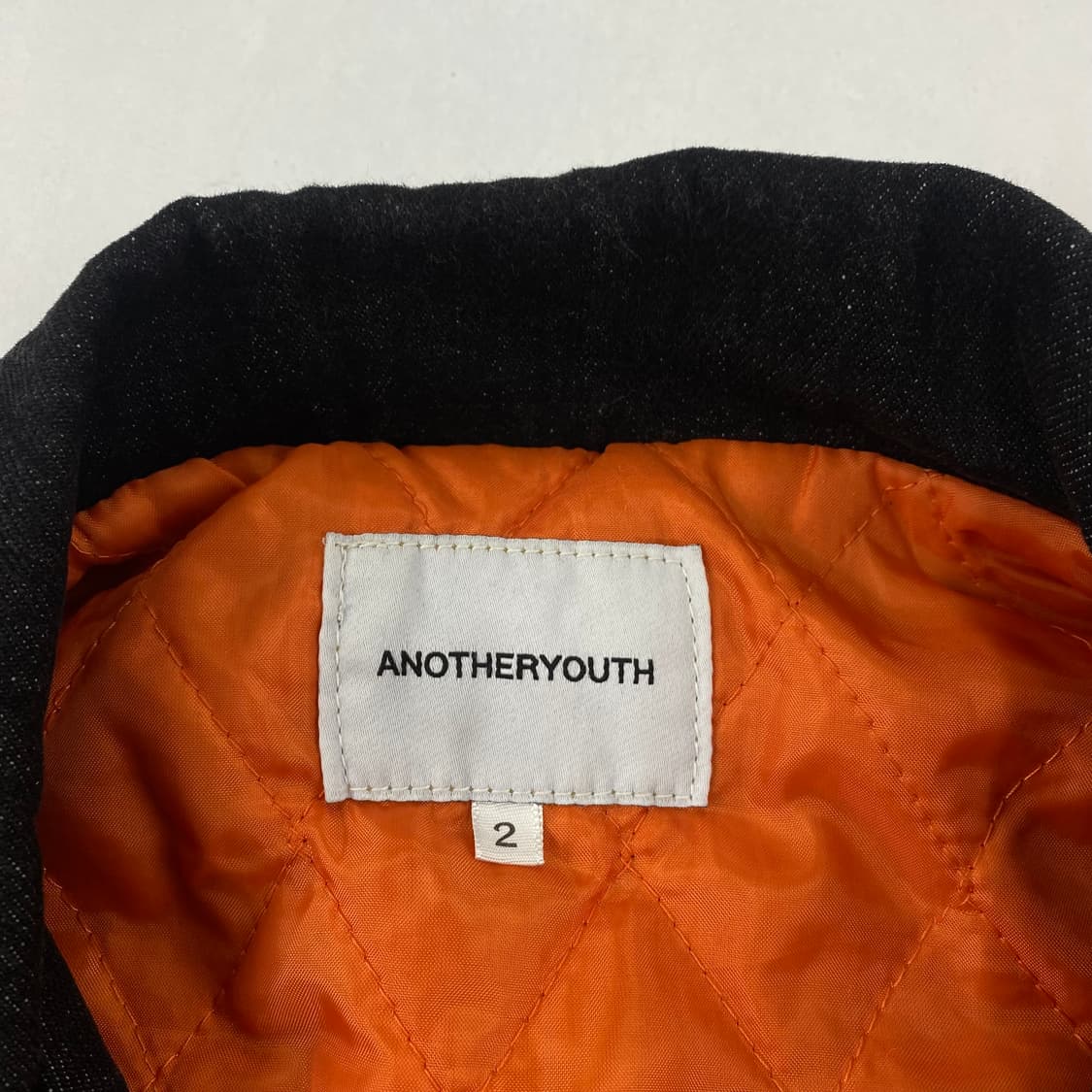 어나더유스 자수 빅로고 블랙 봄버 점퍼(108) 상품이미지7