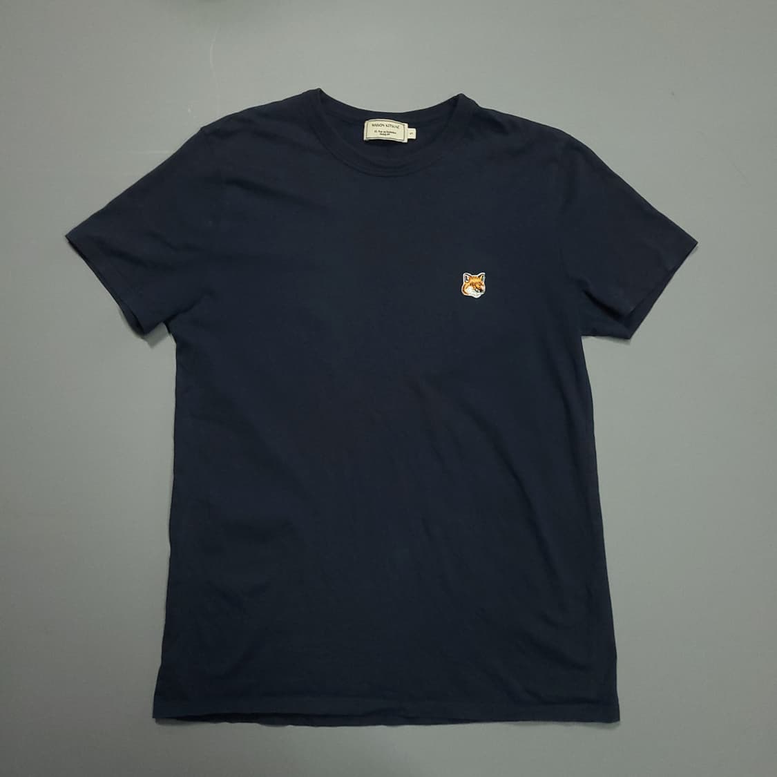메종키츠네 반팔 티셔츠 S 네이비 상품이미지1