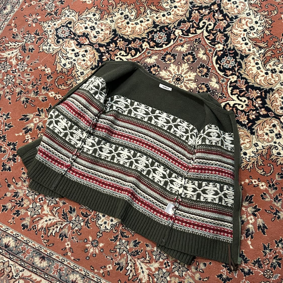 TARGA 노르딕 집업 울 가디건 (S) 페어아일 상품이미지6