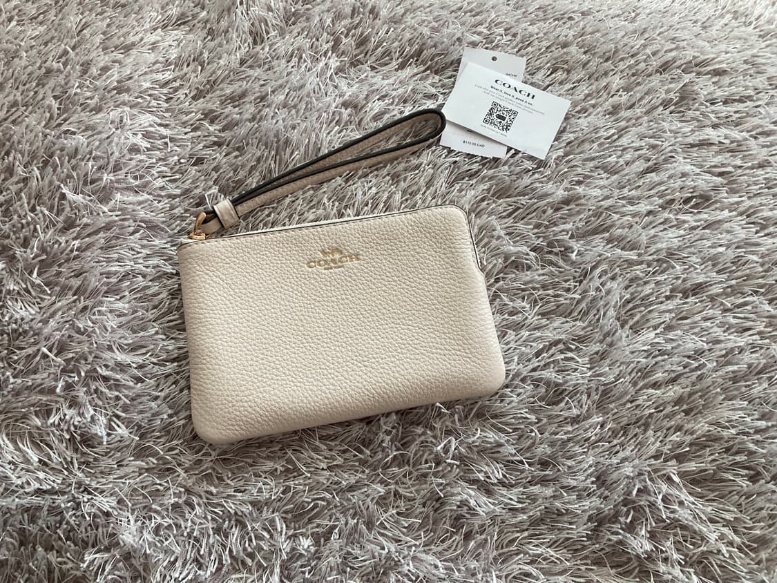 코치 아아보리 손지갑 파우치 [새상품] 상품이미지1