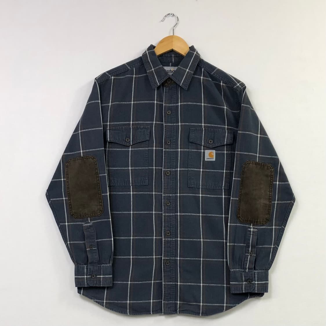 L 칼하트 엘보패치 체크 워크 셔츠 상품이미지2