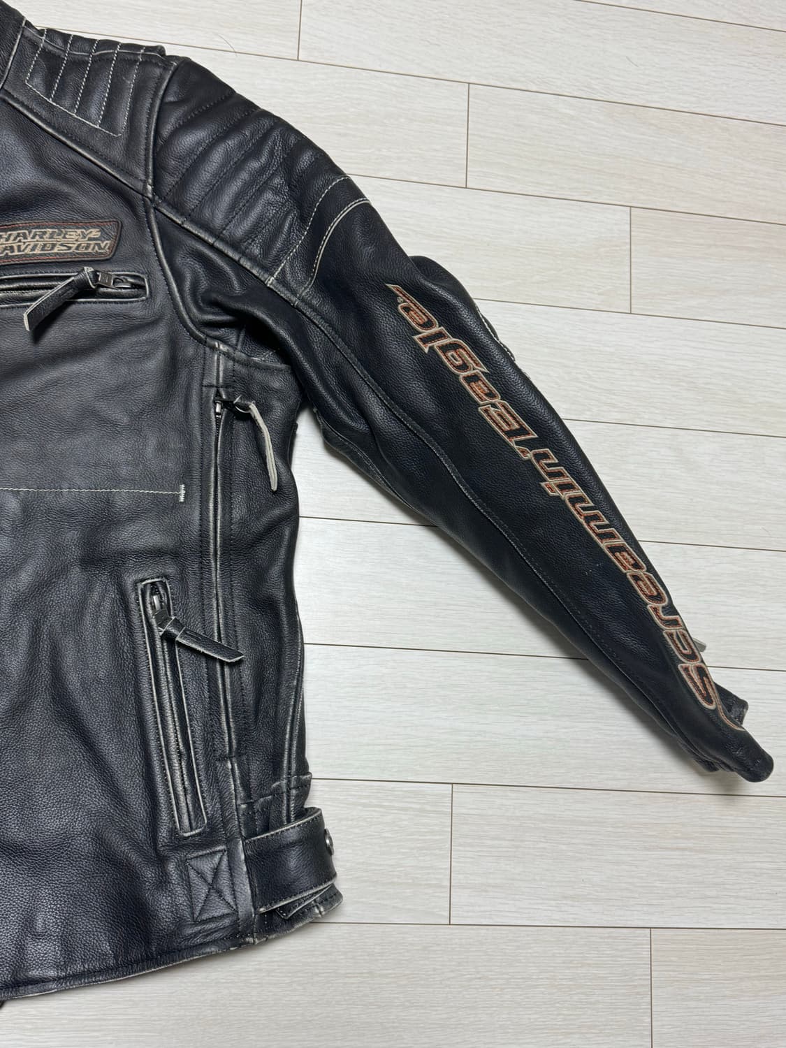 할리데이비슨 라이더 레더 자켓 상품이미지2