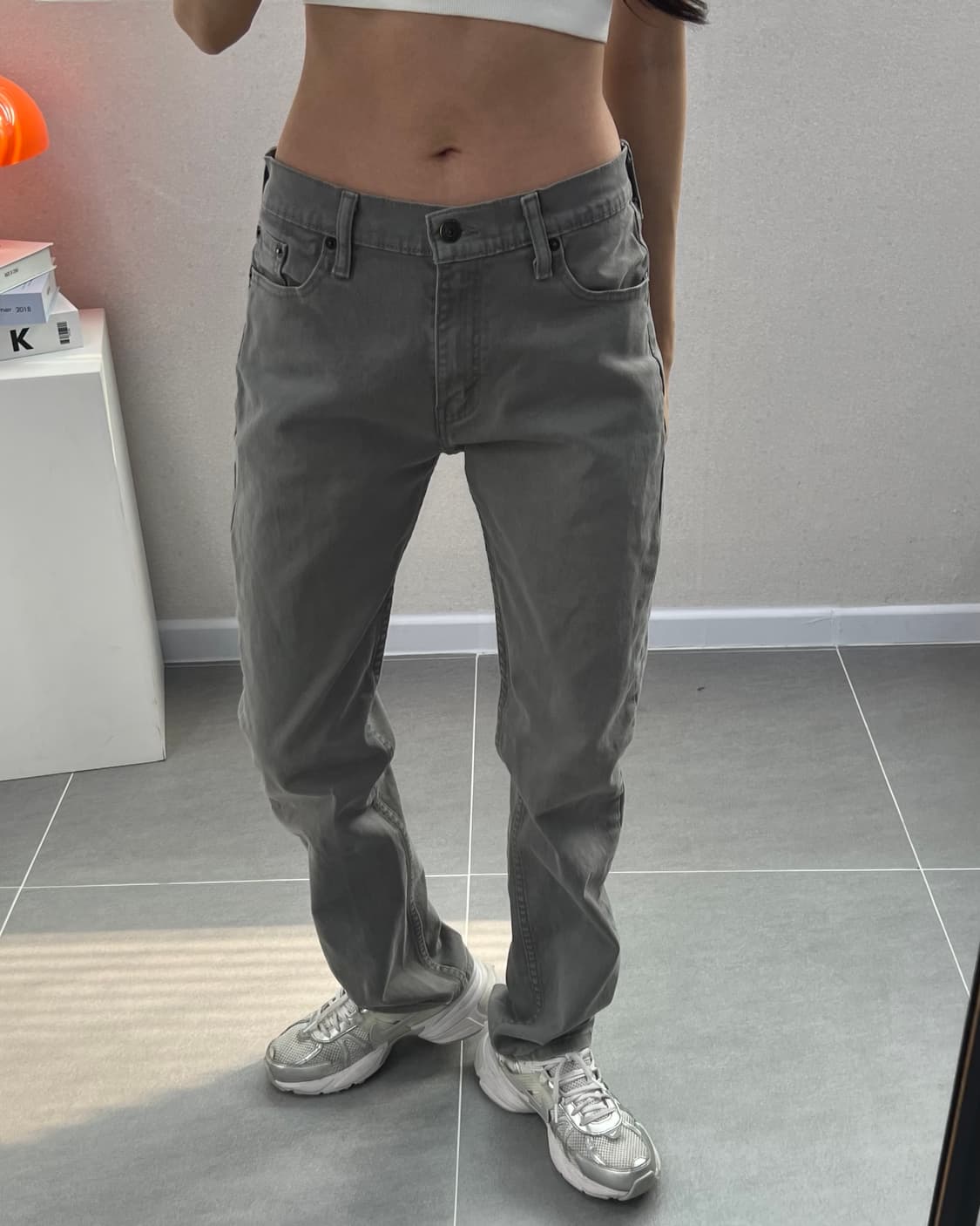 (허단40)리바이스 513 그레이-M1690 상품이미지1