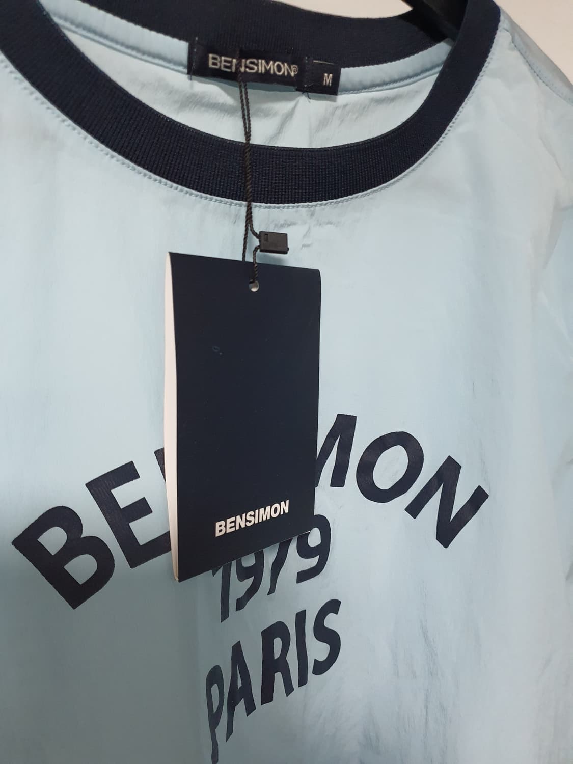 벤시몽파리 배색 바스락 티셔츠 m 상품이미지5