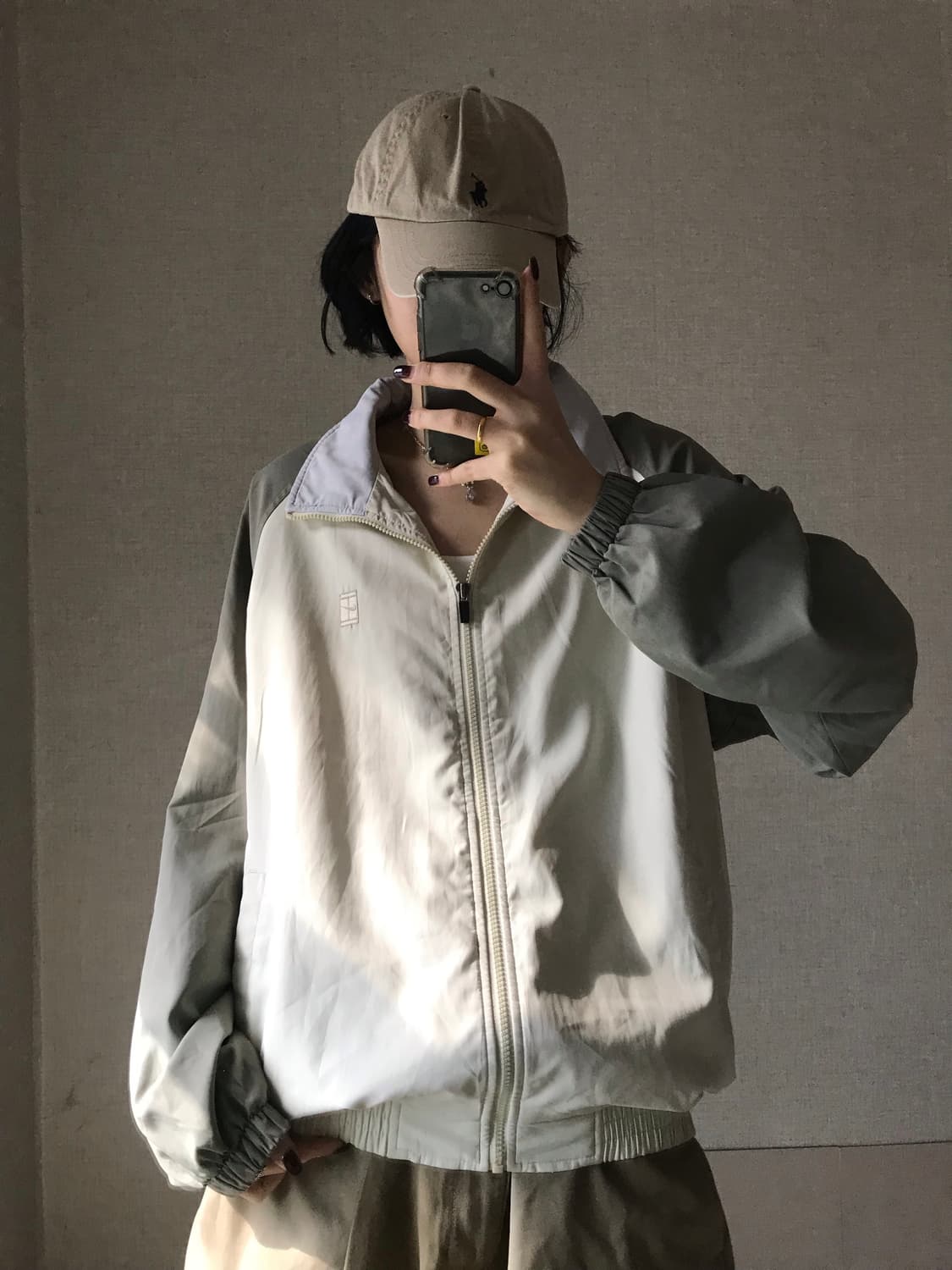 나이키 00s 카키 나그랑 바람막이 상품이미지4