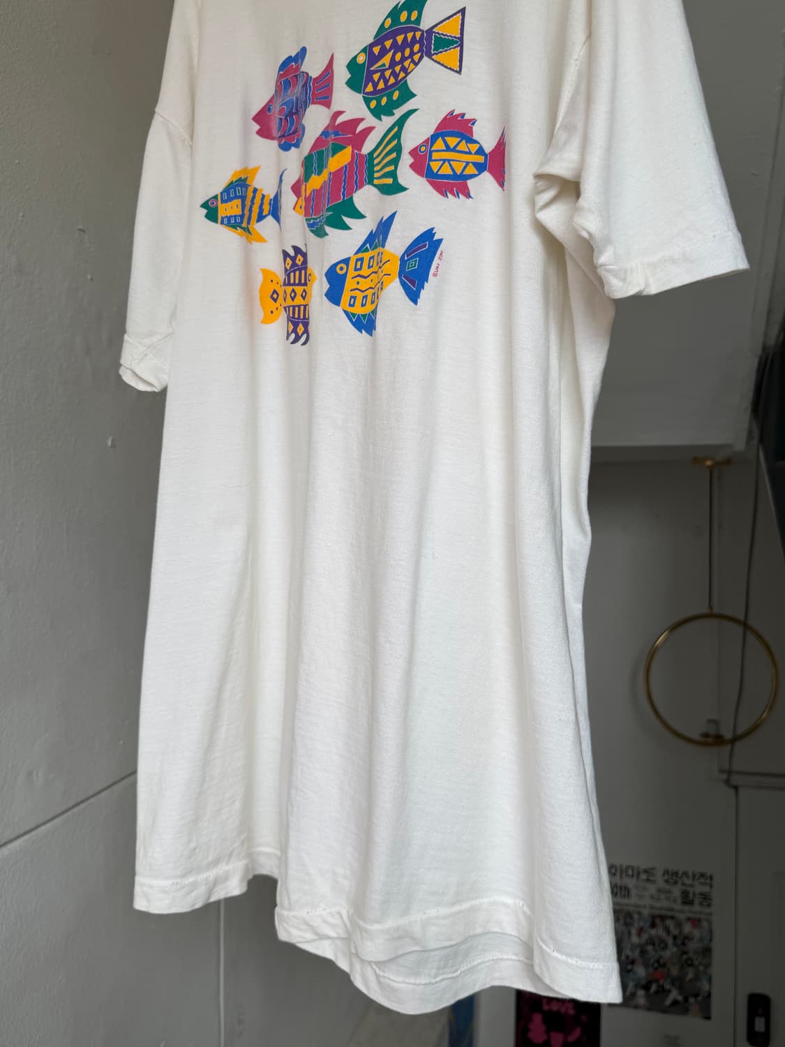 90‘s 싱글스티치 빈티지 그래픽 롱 티셔츠 상품이미지3