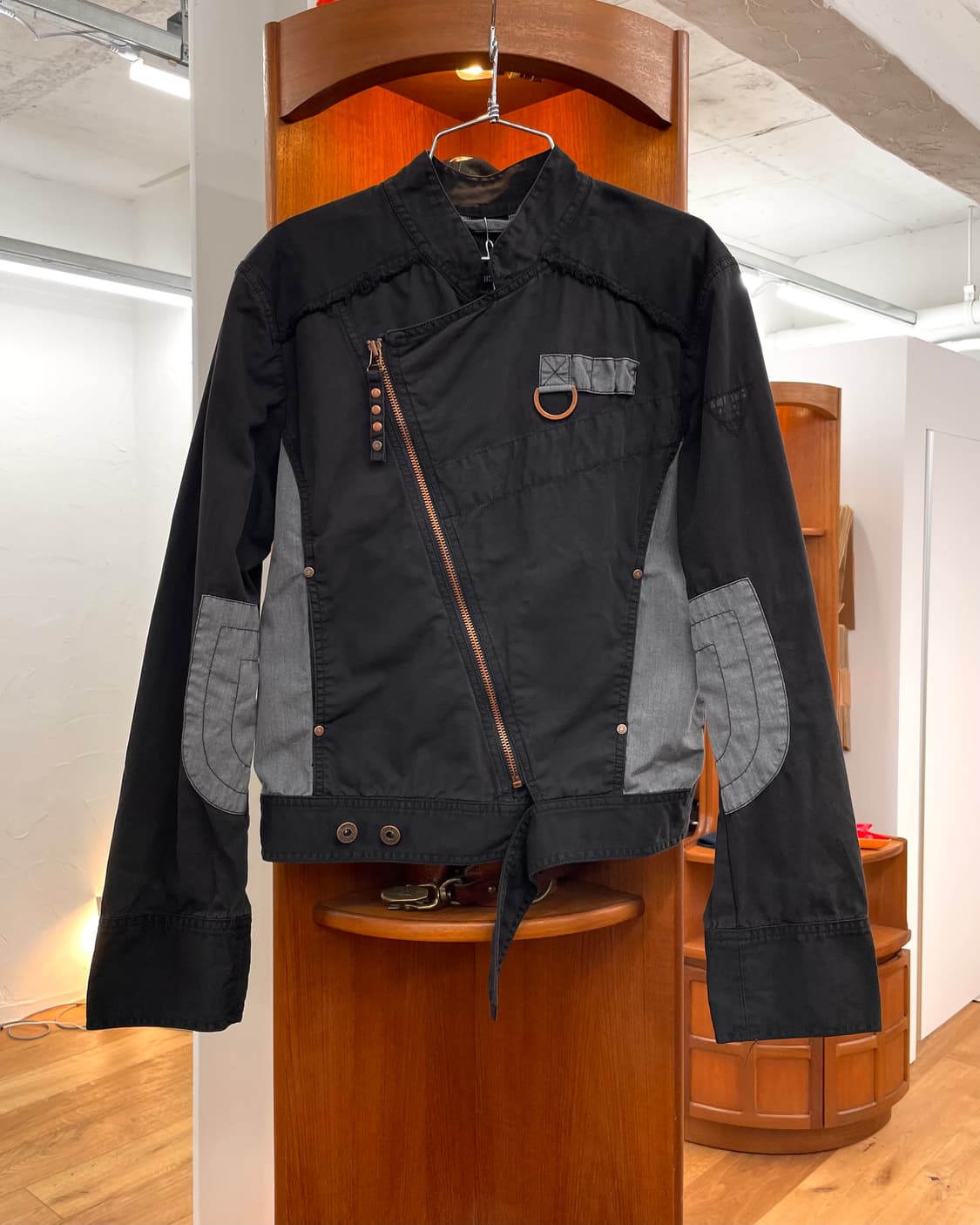 [M] 디젤 워시드 코튼 라이더스 자켓 상품이미지4