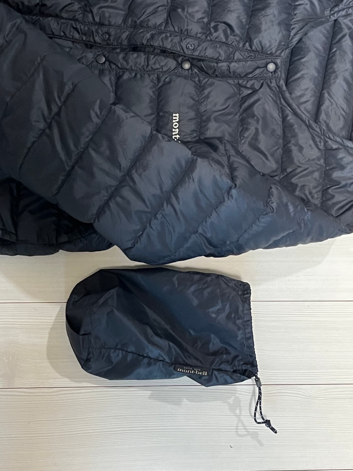 몽벨 남성 수페리어 다운 라운드넥 자켓 블랙 L 상품이미지6