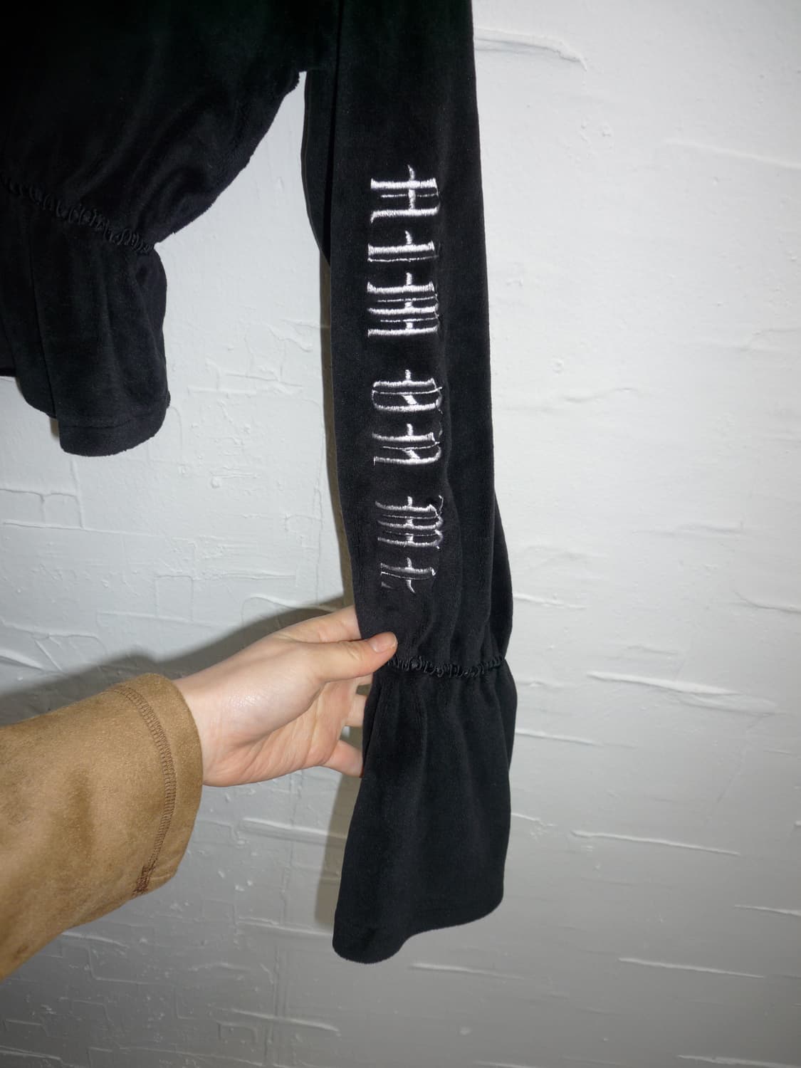 velvet cropped hoodi 상품이미지7