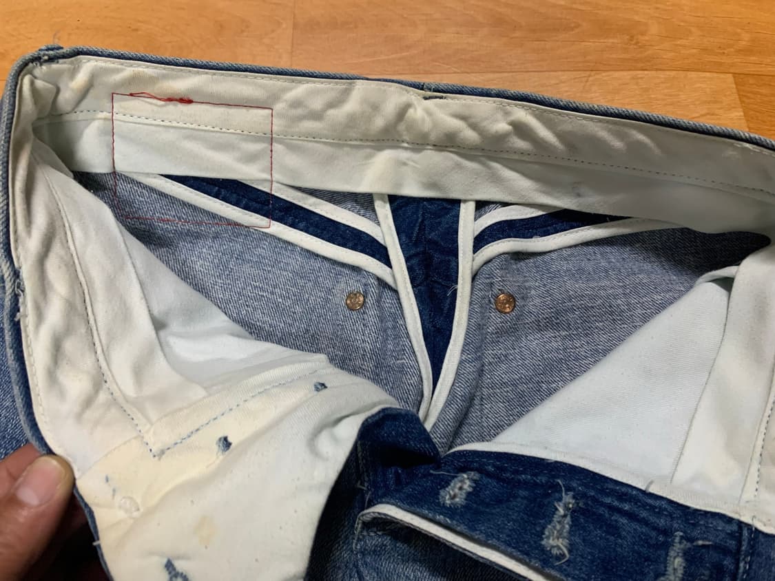 LEVIS RED 리바이스 레드 2005/SS 크롭핏 데님팬츠 상품이미지6