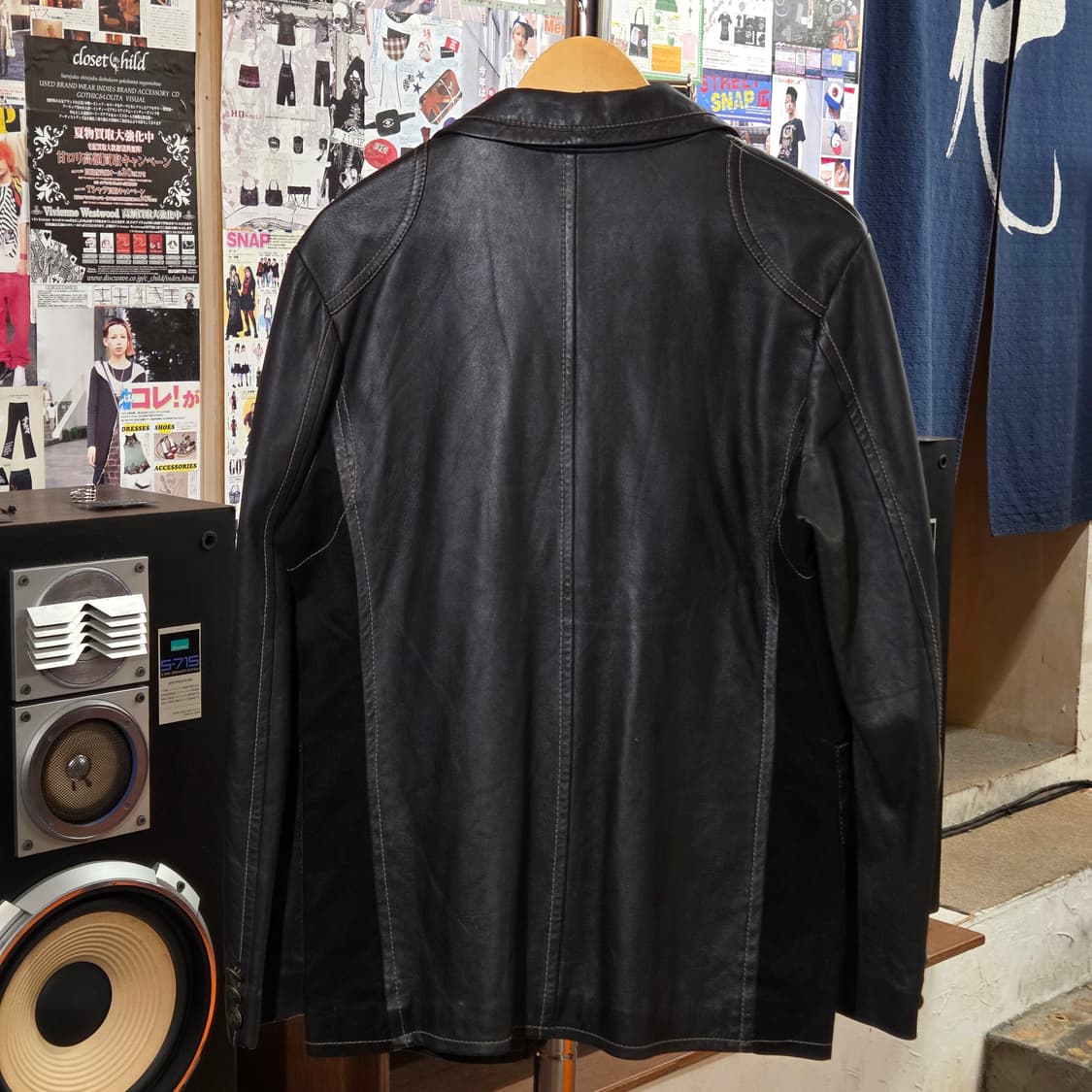 ASK 양가죽 더블 포켓 블레이저 자켓 상품이미지5