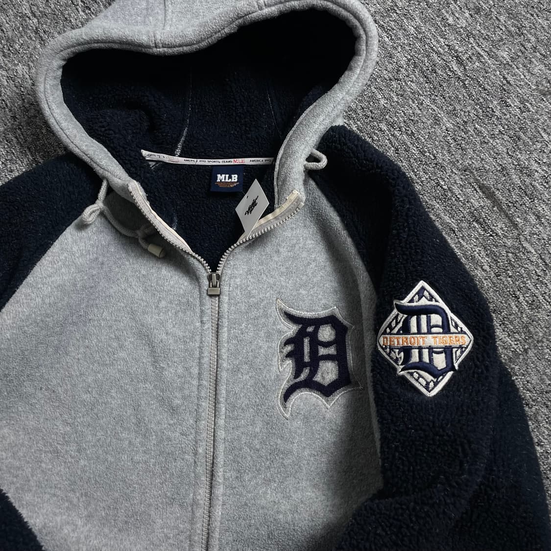 00s MLB 디트로이트 헤비 플리스 자켓o 2535 상품이미지4
