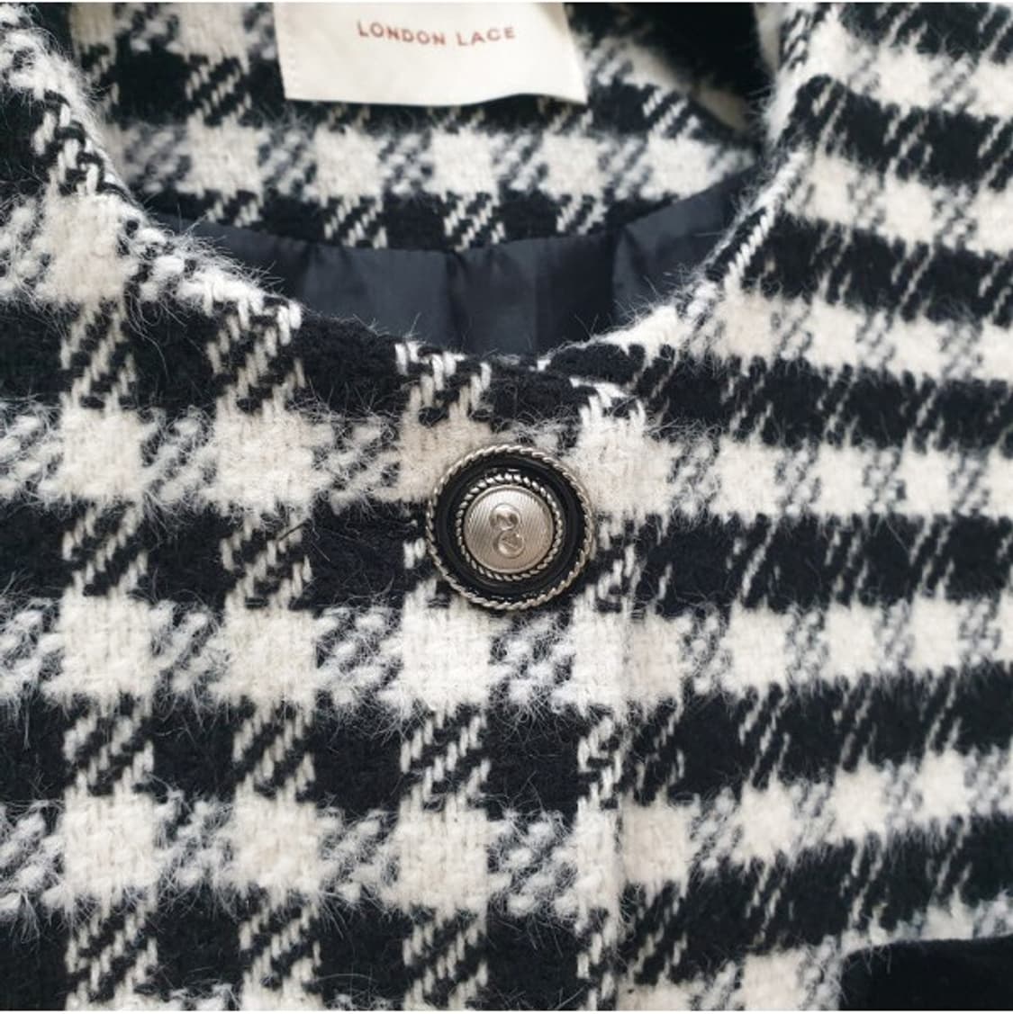 런던 레이스(LONDON LACE) 트위드 자켓 S 상품이미지5