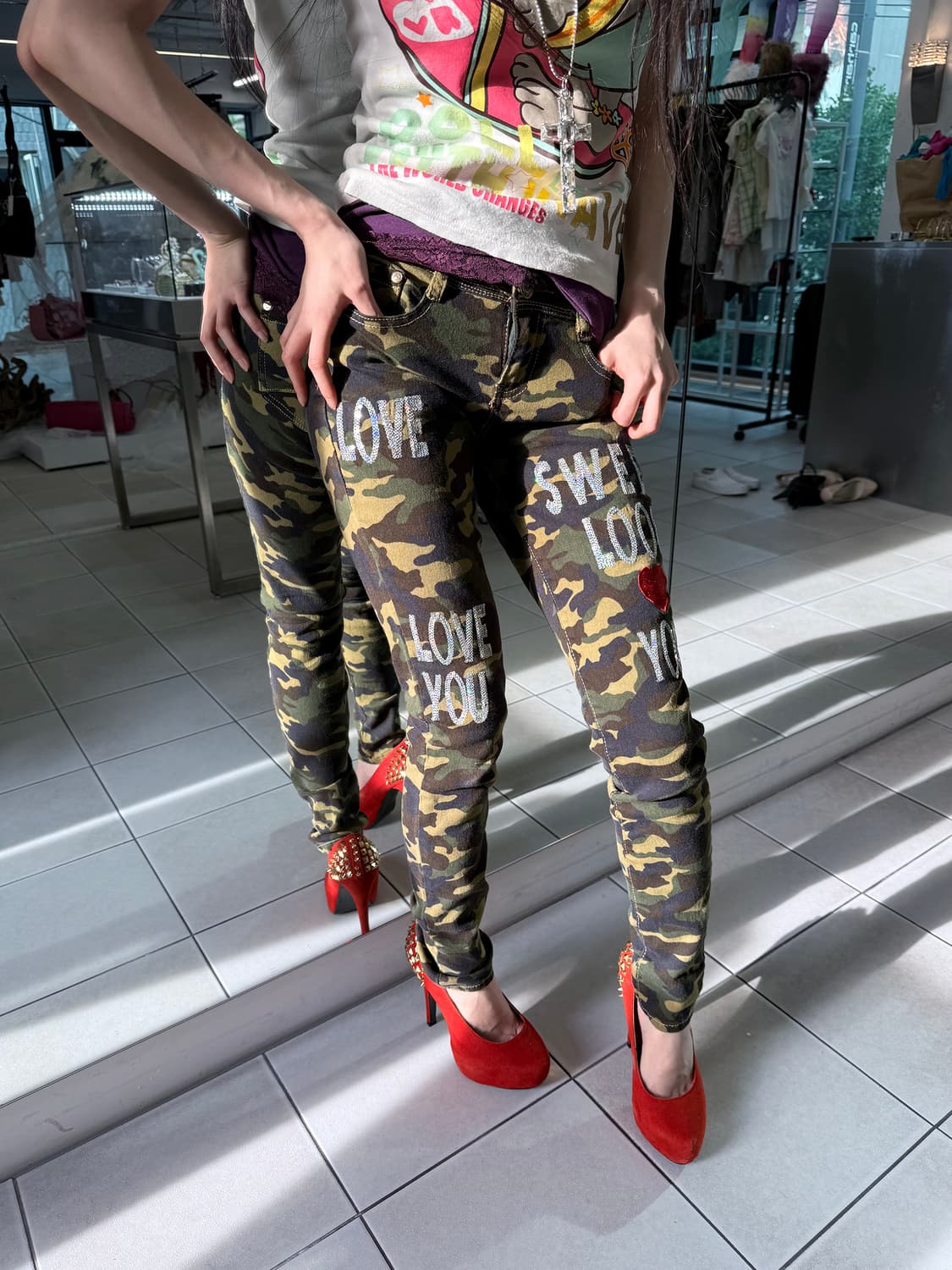 camoflage skinny jeans 상품이미지1