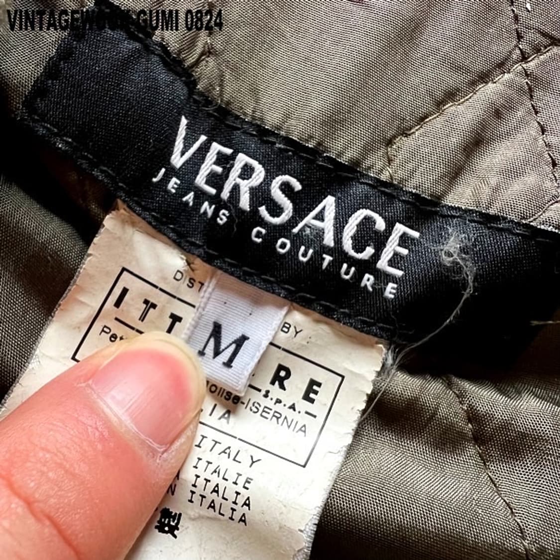 베르사체 아카이브 구형 헤비 아우터 상품이미지6